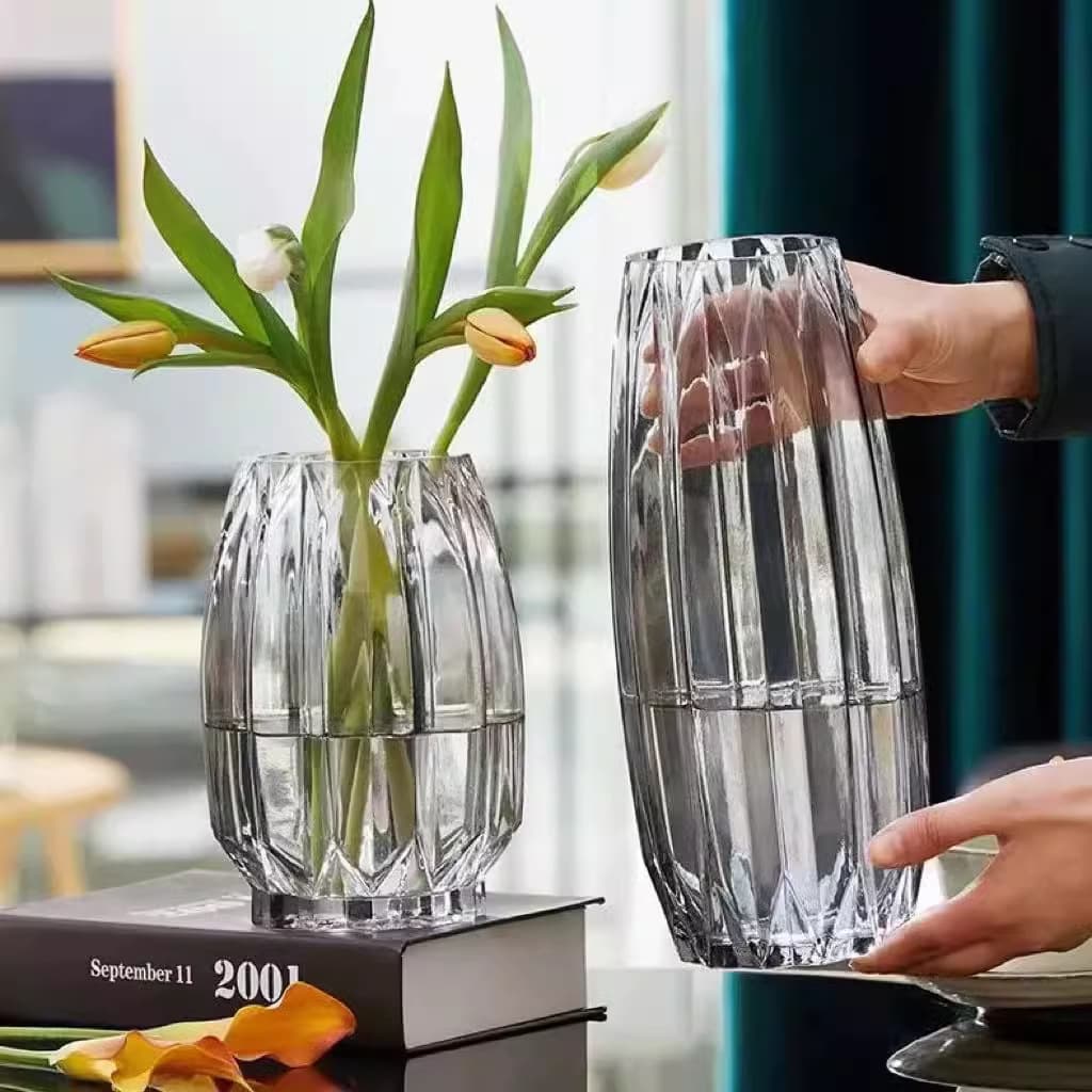 Nordic Clear Glass Vase detail 15