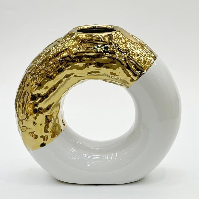 Platinum Loop Ceramic Vase Set detail 7