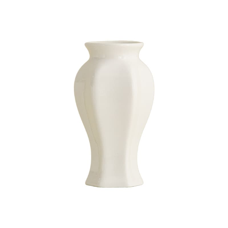 White Ceramic Hydroponic Vase Set detail 4