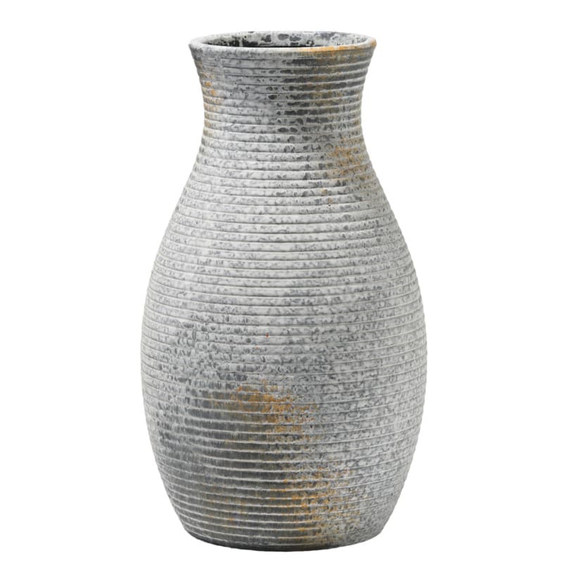 Threaded Antique Ceramic Vase detail 4